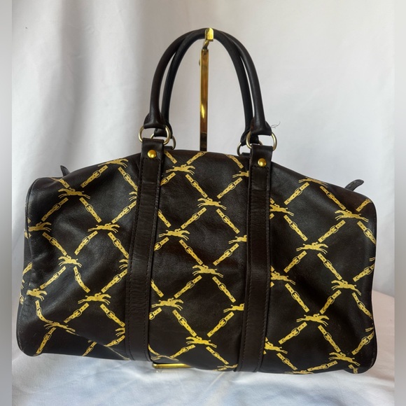 ✨Rare Vintage Longchamp Horsebit Leather Boston Bag✨ - Picture 10 of 16